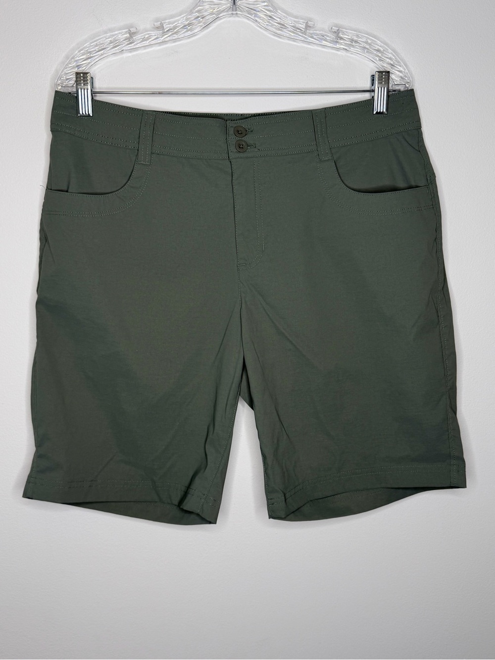 Eddie Bauer Green Athletic Bermuda Shorts